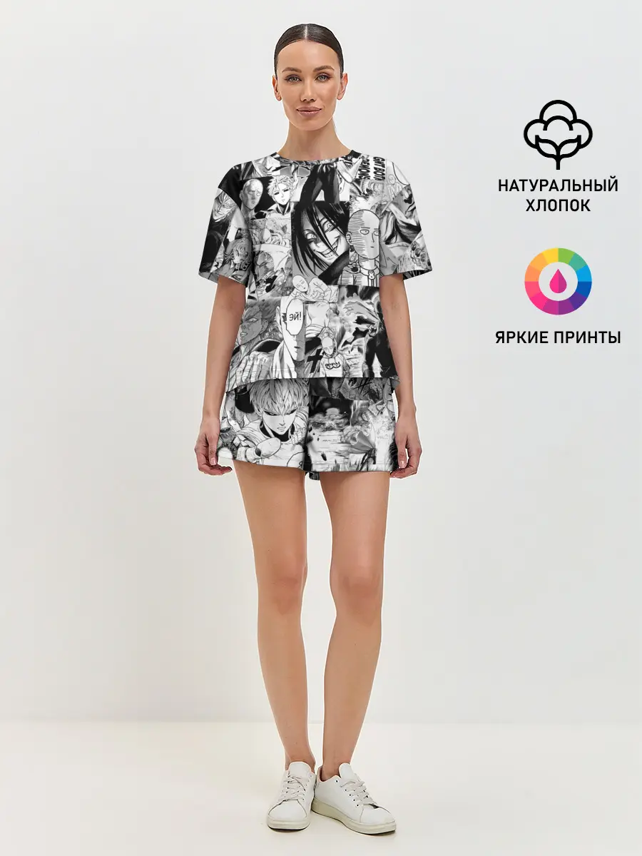 Женская пижама с шортами / One-Punch Man
