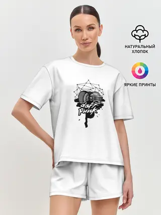 Женская пижама с шортами / Daft Punk