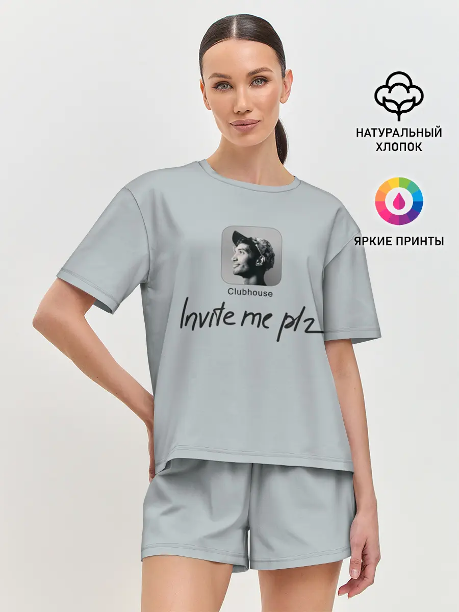 Женская пижама с шортами / Clubhouse
