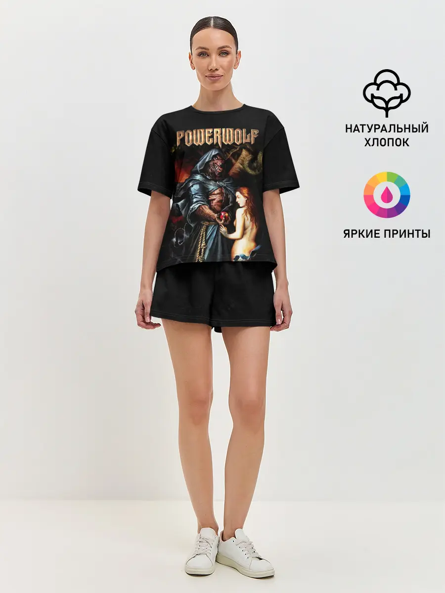 Женская пижама с шортами / Powerwolf