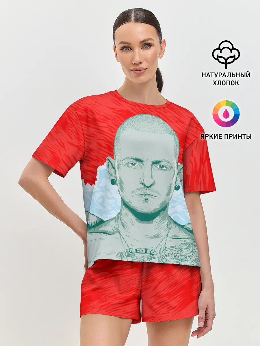 Женская пижама с шортами / LINKIN PARK