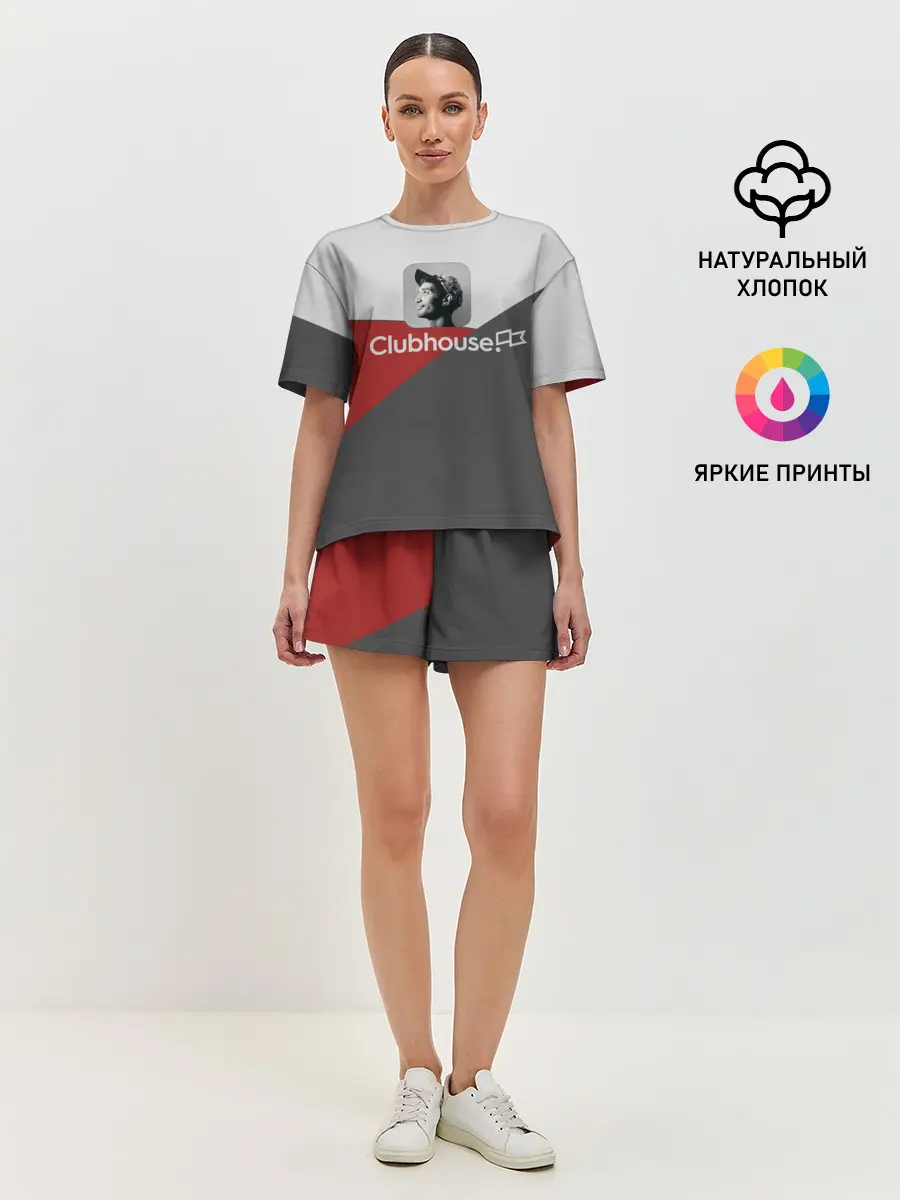 Женская пижама с шортами / Clubhouse | Клабхаус