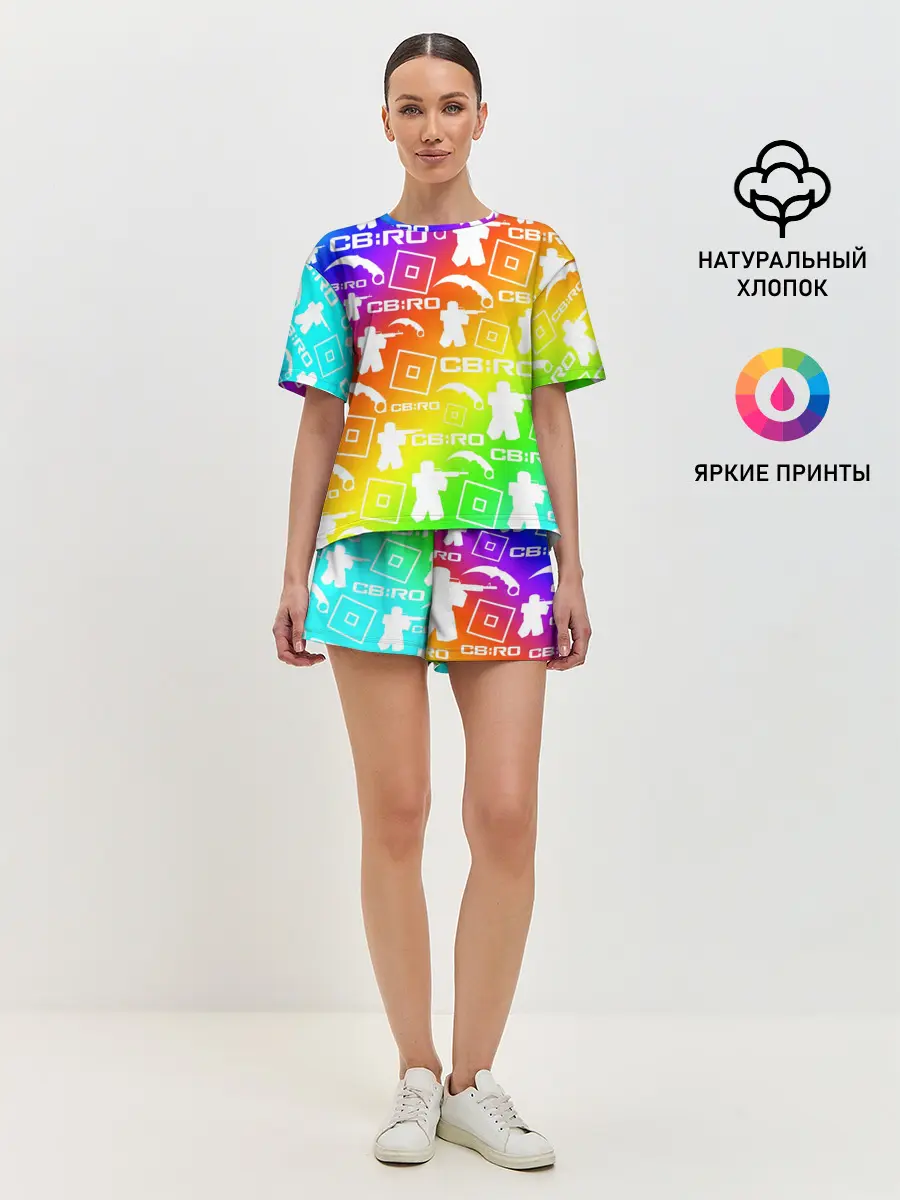 Женская пижама с шортами / COUNTER BLOX