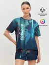Женская пижама с шортами / Stop Covid-19