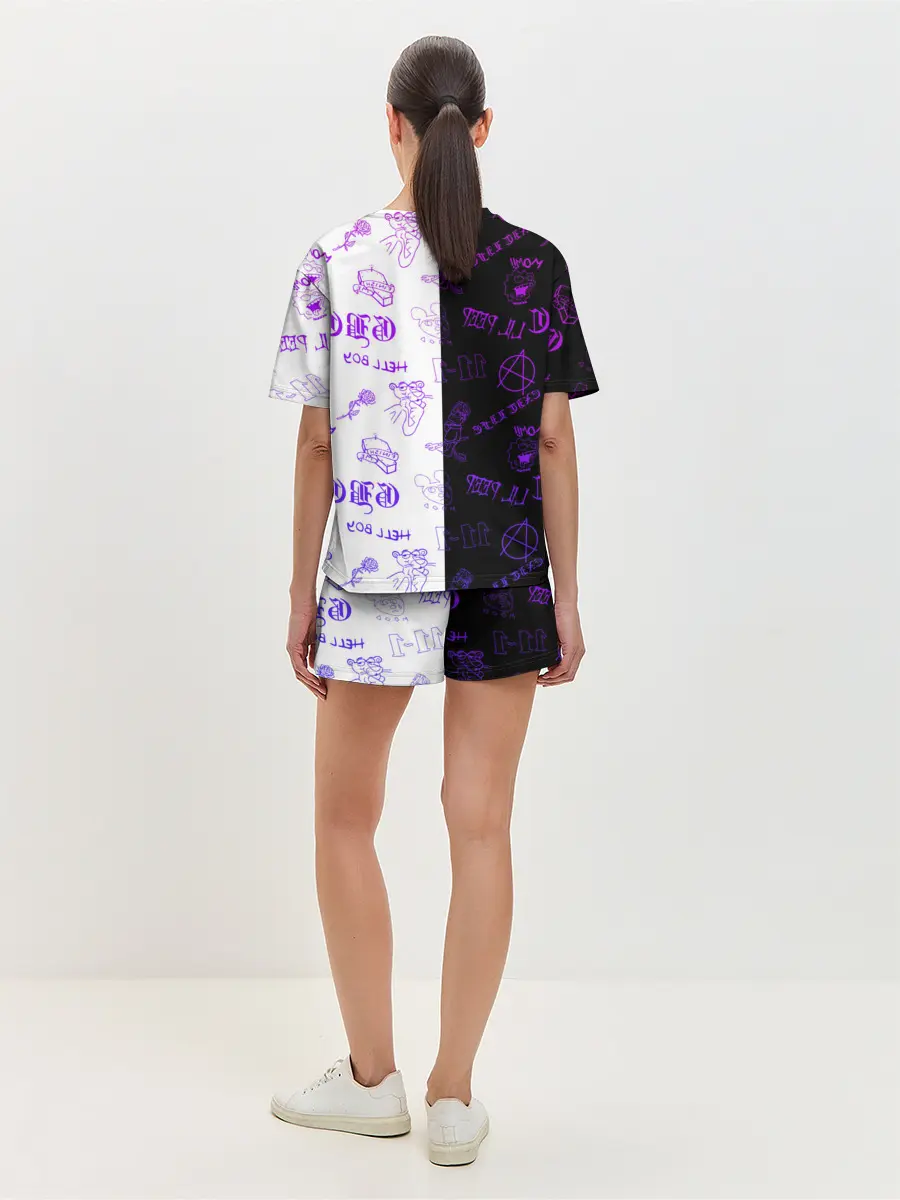 Женская пижама с шортами / LIL PEEP
