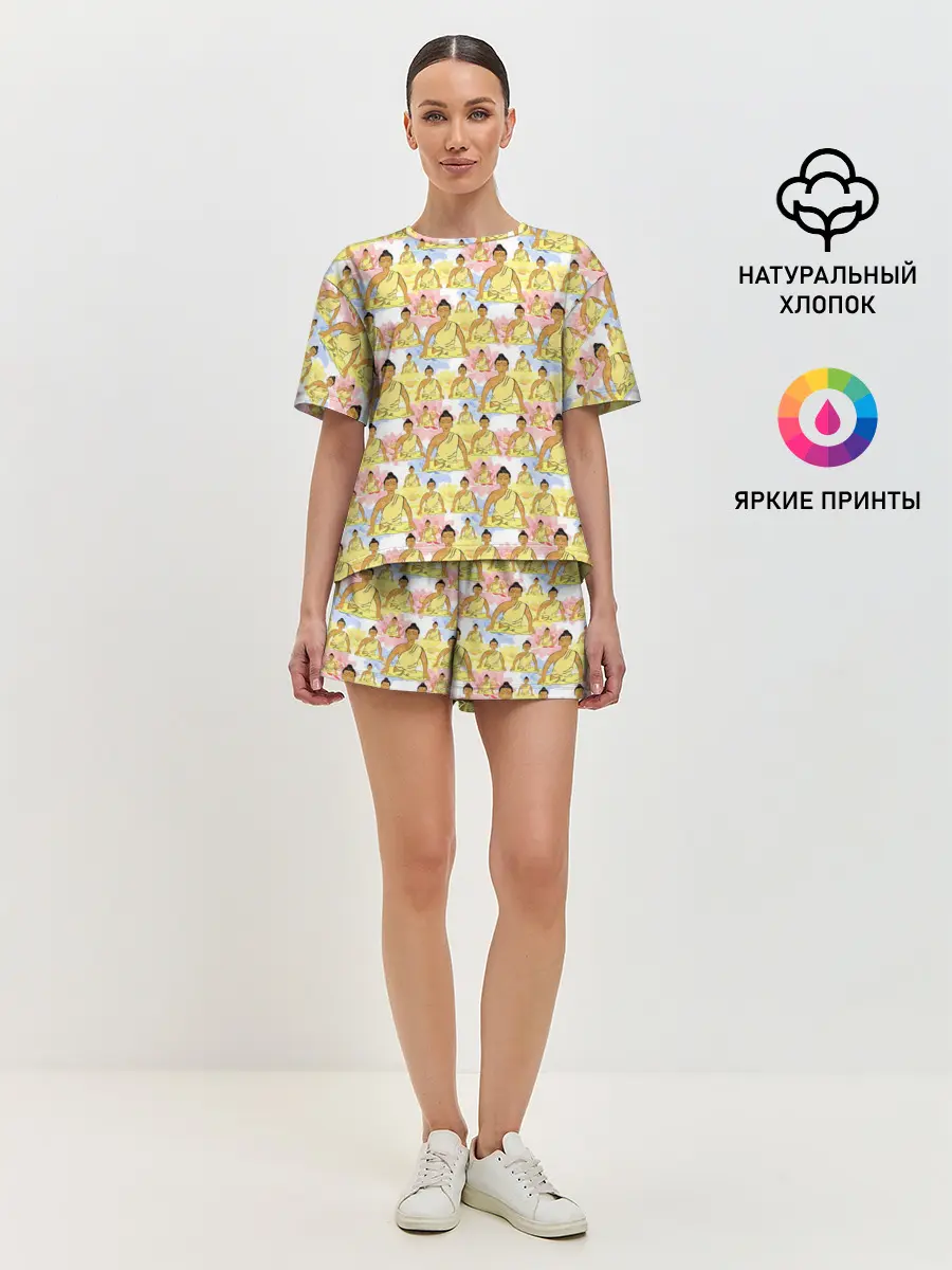 Женская пижама с шортами / Йога