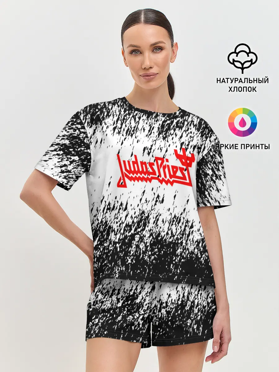 Женская пижама с шортами / Judas Priest: