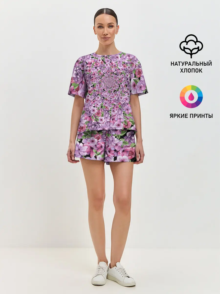 Женская пижама с шортами / СИРЕНЬ | VIOLET LILAC