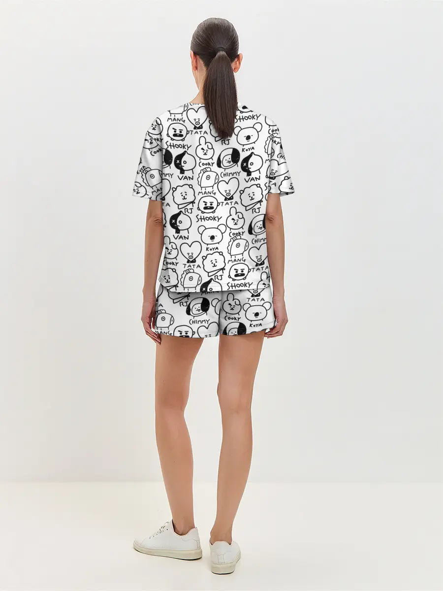 Женская пижама с шортами / BTS | BT21