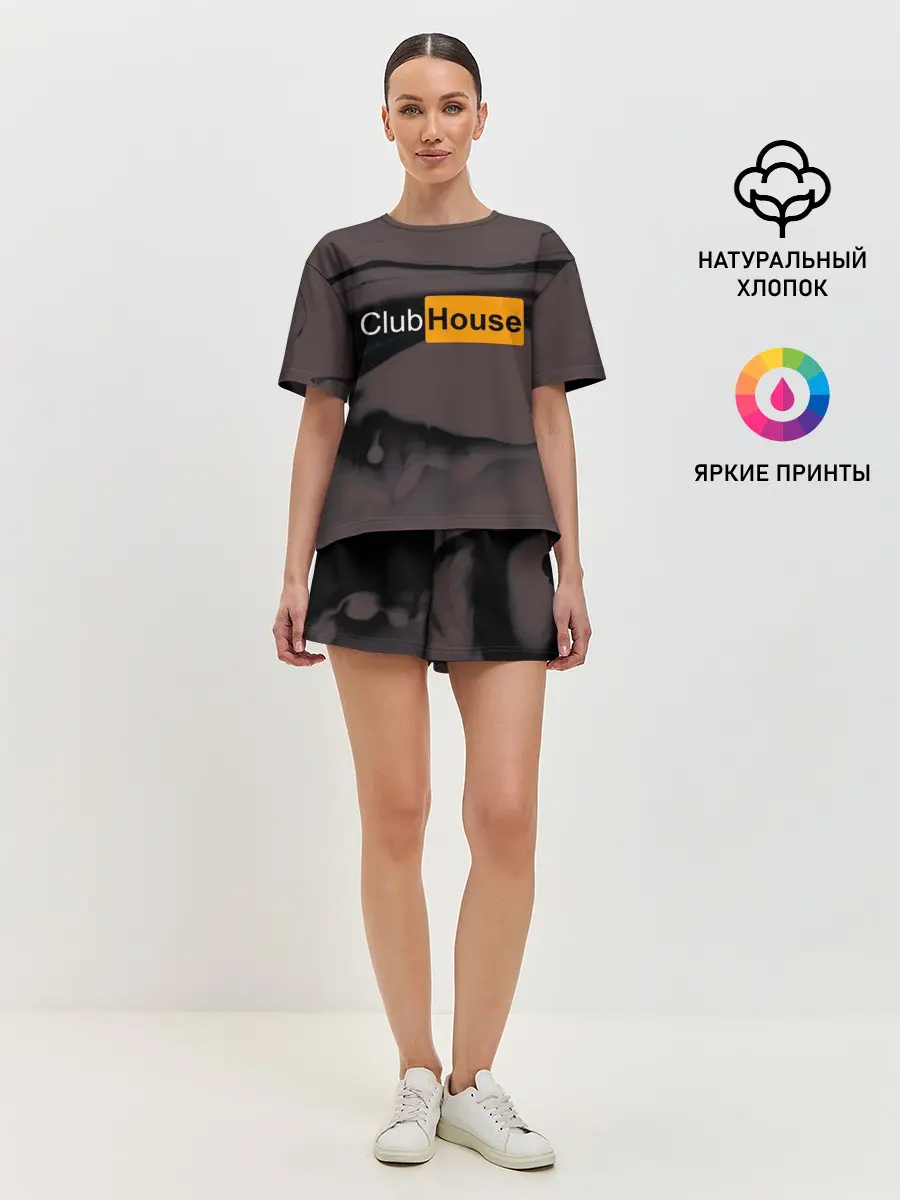 Женская пижама с шортами / Clubhouse Pornhub | Клабхаус