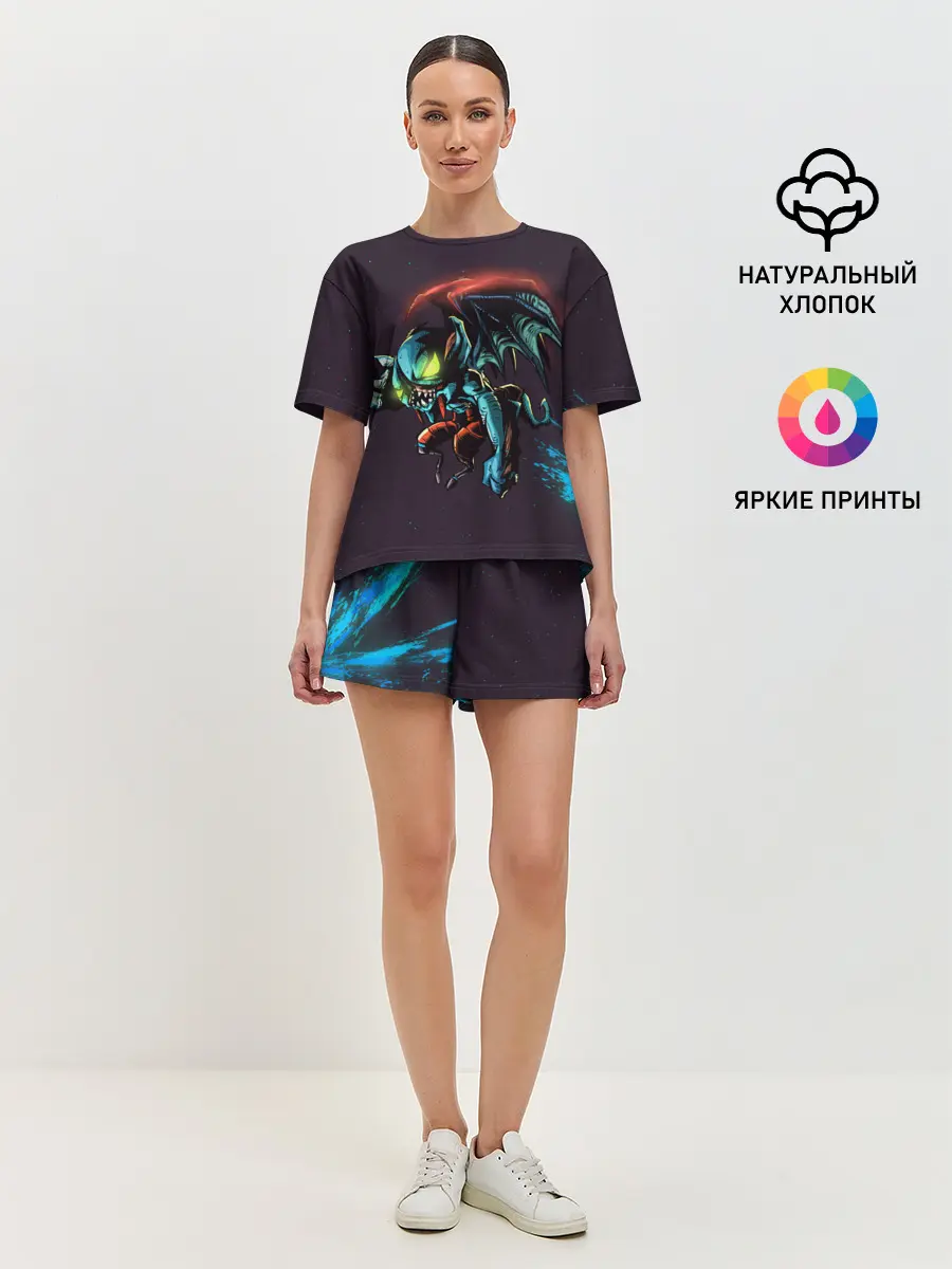 Женская пижама с шортами / Найт сталкер | Dota 2