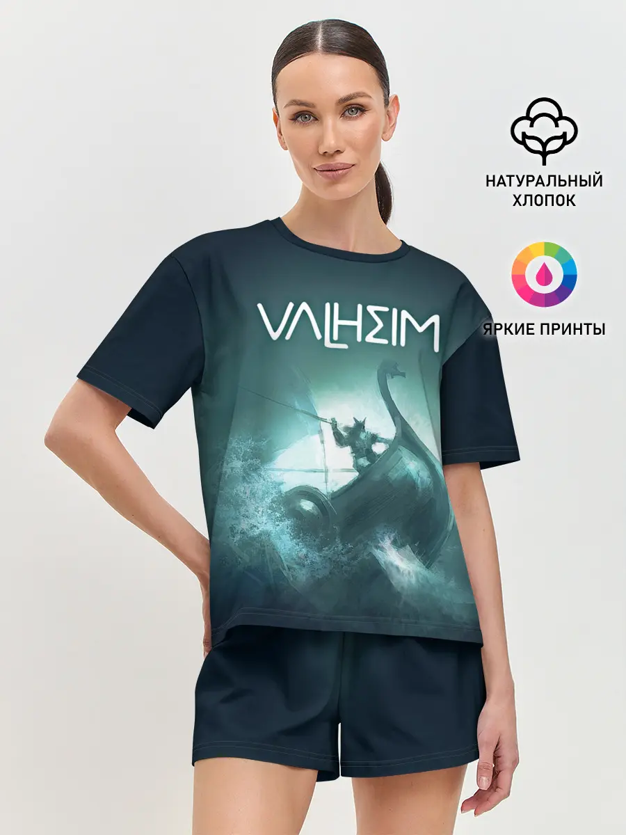 Женская пижама с шортами / Valheim
