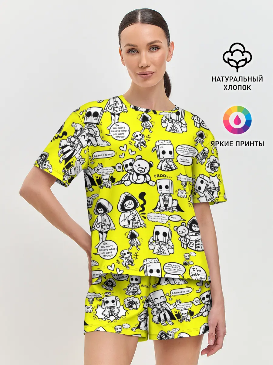 Женская пижама с шортами / LITTLE NIGHTMARES
