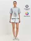 Женская пижама с шортами / кораблик лето