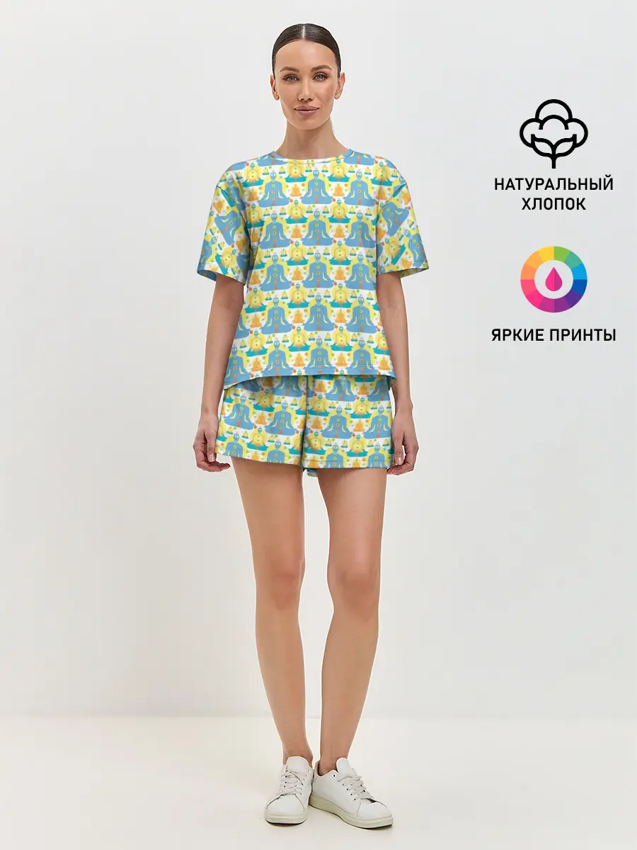 Женская пижама с шортами / Медитация