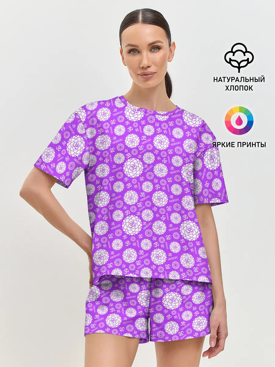 Женская пижама с шортами / Сахасрара