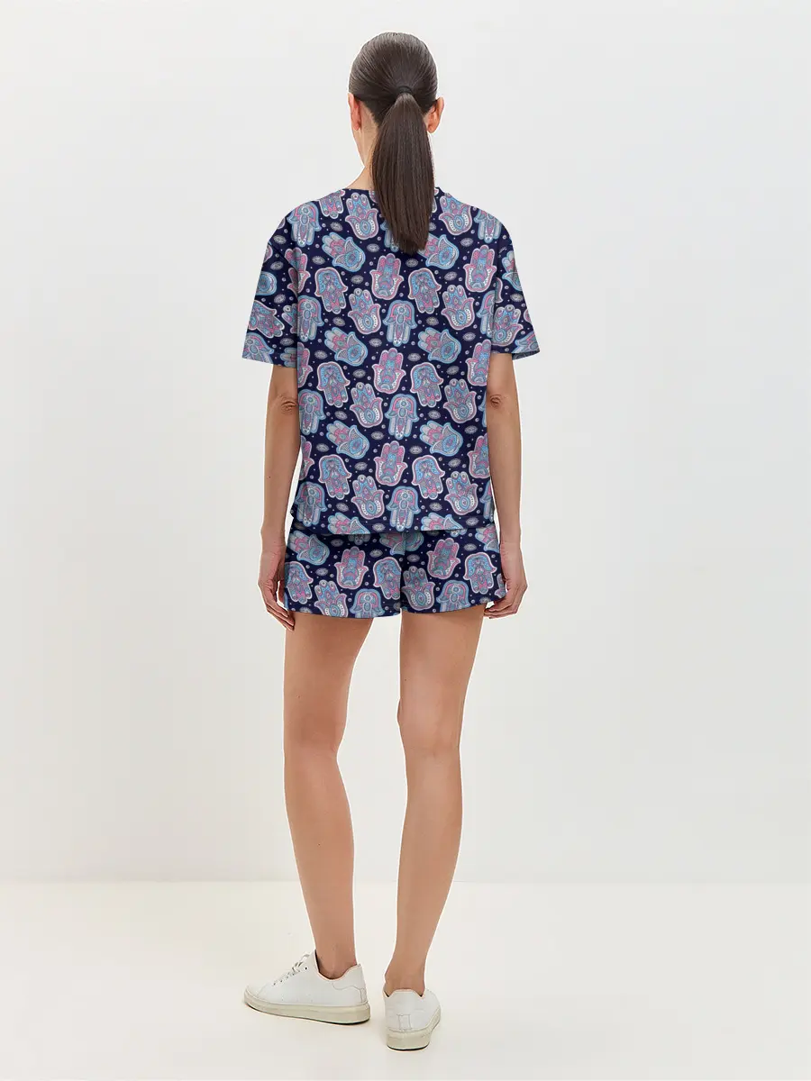 Женская пижама с шортами / Хамса