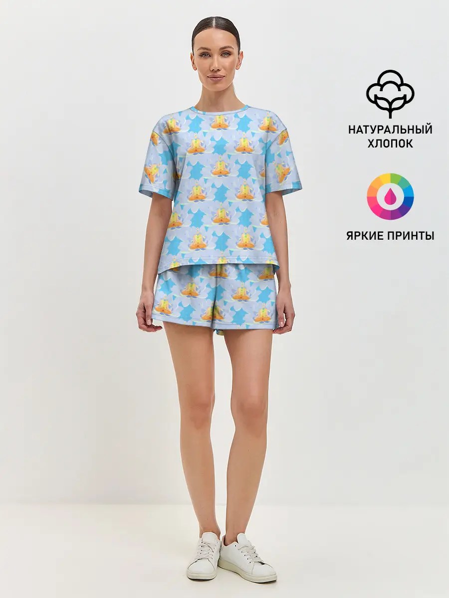 Женская пижама с шортами / Йога