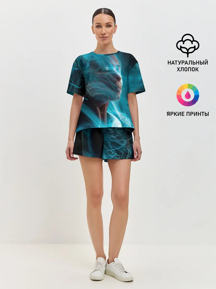 Женская пижама с шортами / Фантазия