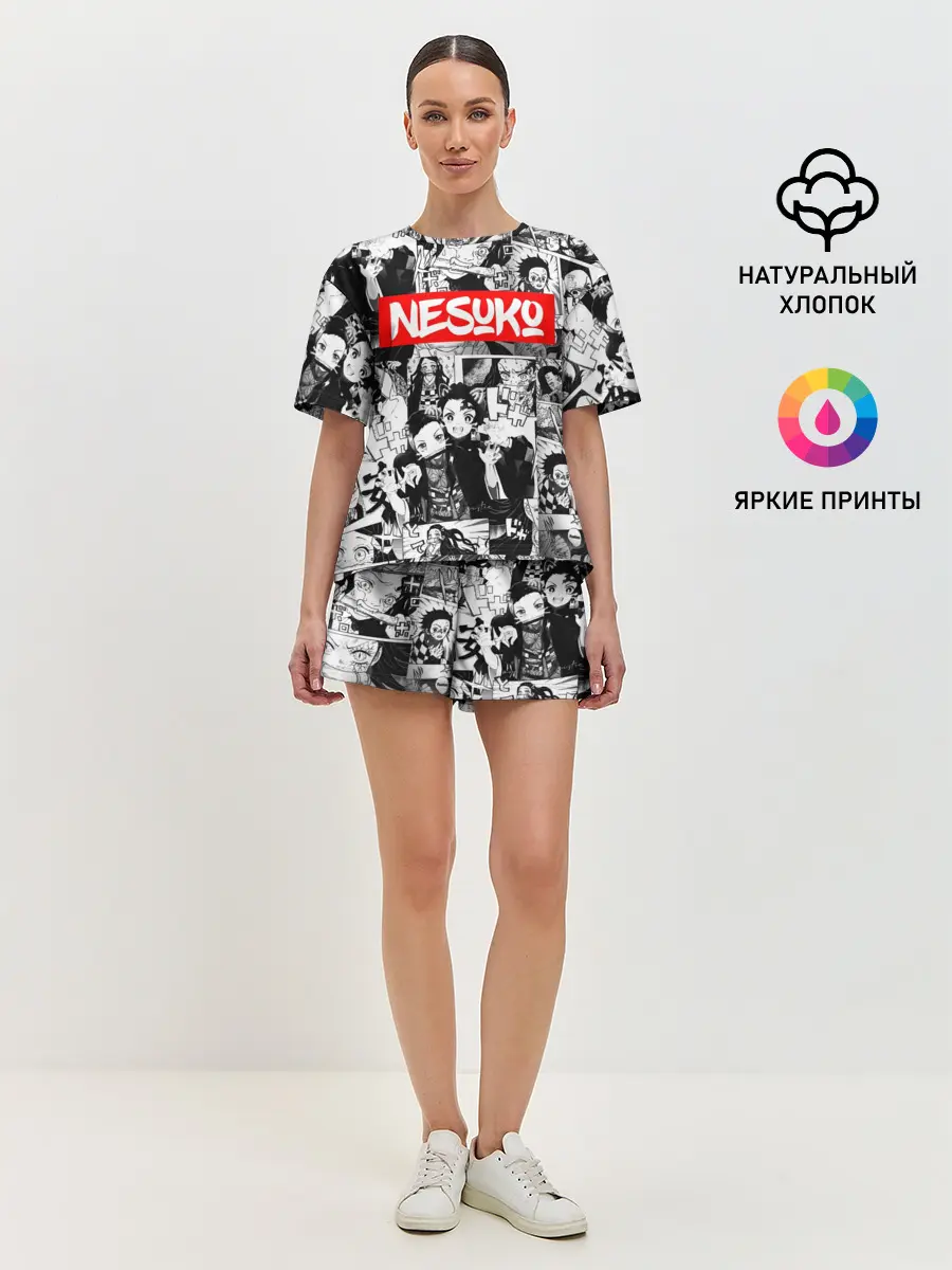 Женская пижама с шортами / НЕЗУКО