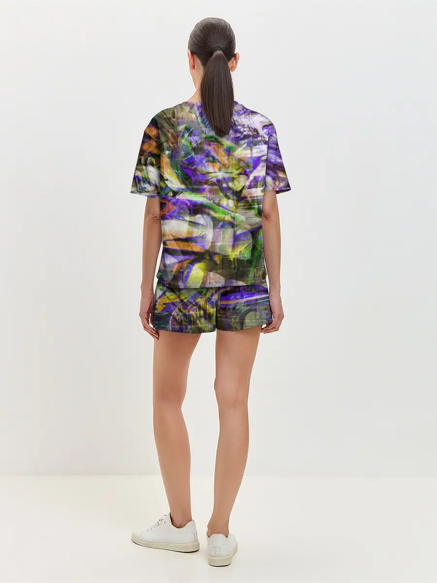 Женская пижама с шортами / Graffiti Art