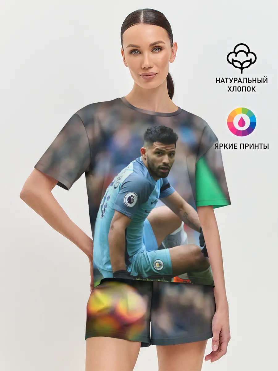 Женская пижама с шортами / Серхио Агуэро