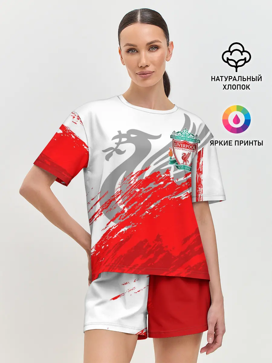 Женская пижама с шортами / LIVERPOOL / ЛИВЕРПУЛЬ