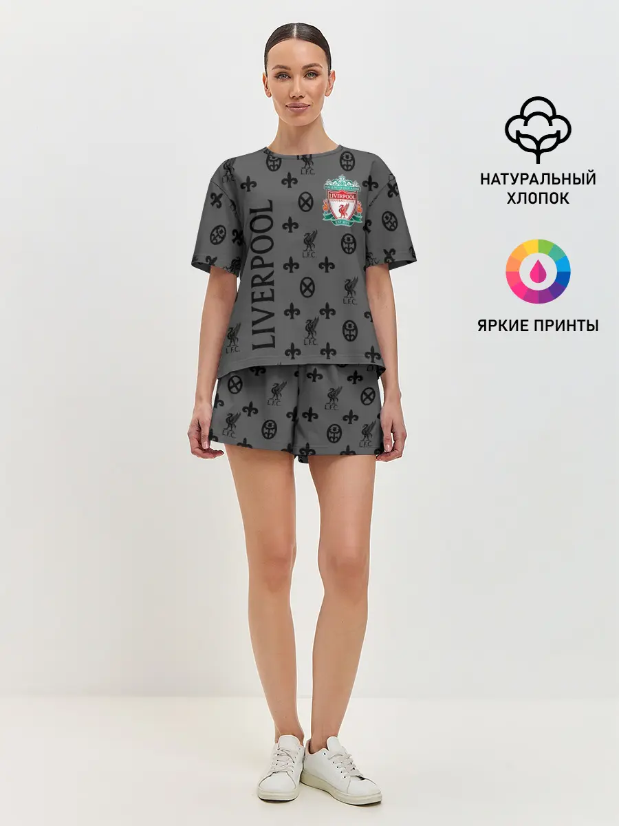 Женская пижама с шортами / LIVERPOOL / ЛИВЕРПУЛЬ / LV