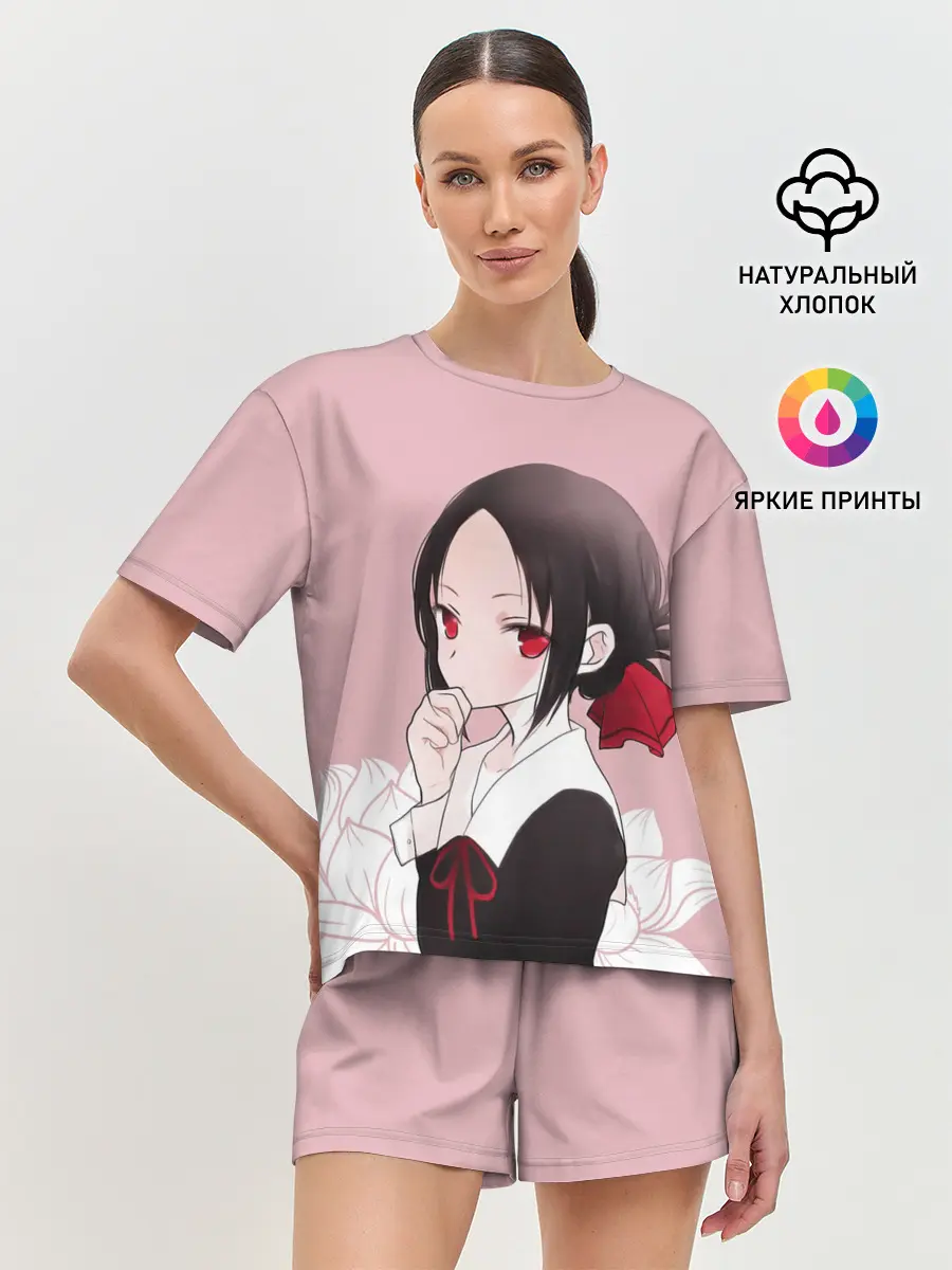 Женская пижама с шортами / Kaguya Flower