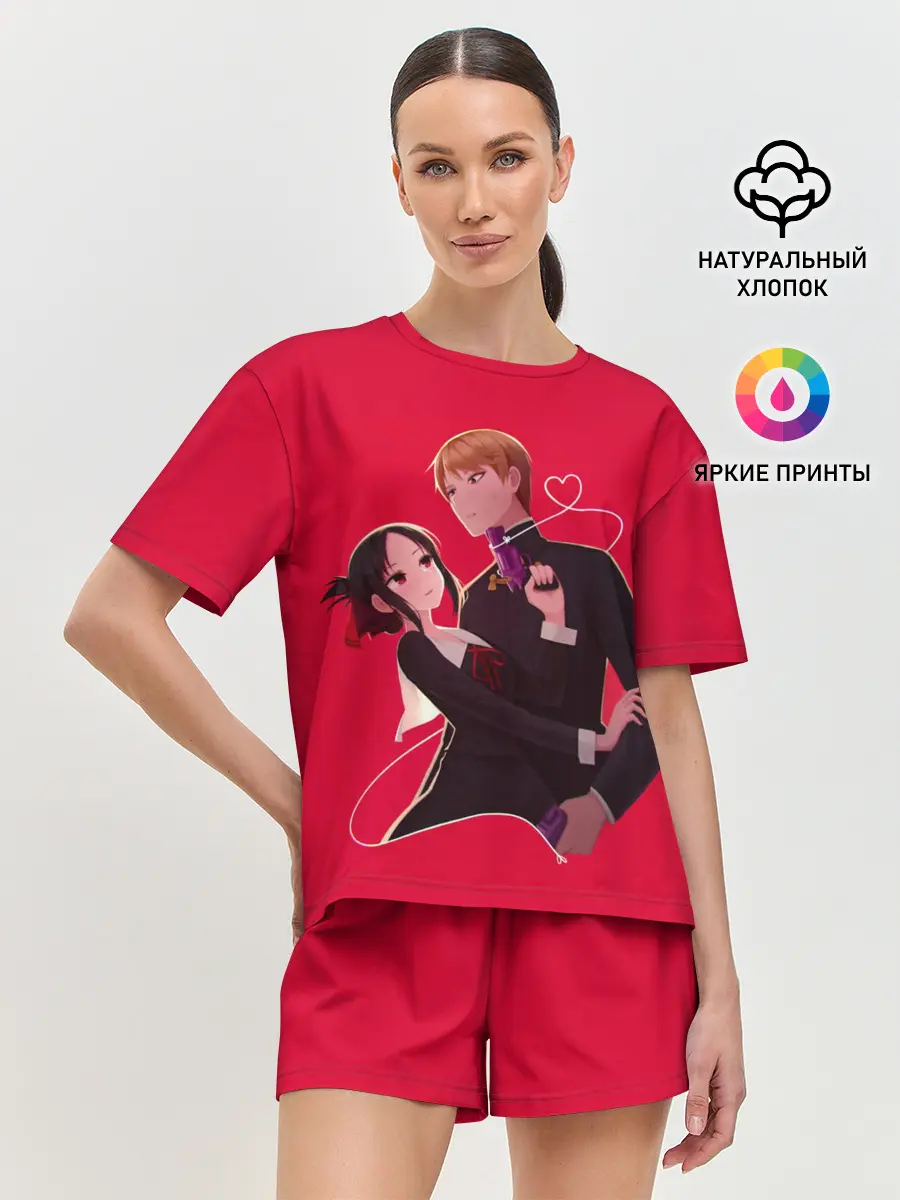 Женская пижама с шортами / Miyuki Kaguya Love