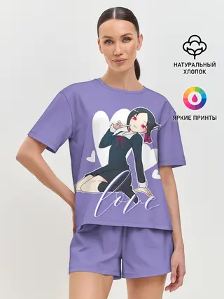 Женская пижама с шортами / Love Kaguya Shinomiya