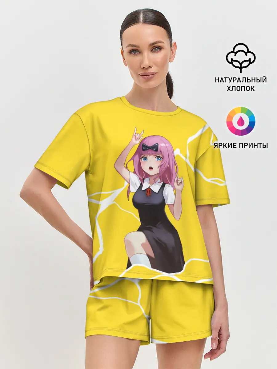 Женская пижама с шортами / Chika Chika