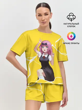 Женская пижама с шортами / Chika Chika