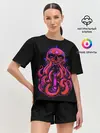 Женская пижама с шортами / Череп Осьминог | Octopus Skull