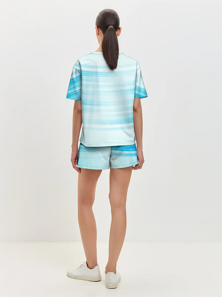 Женская пижама с шортами / Медузы