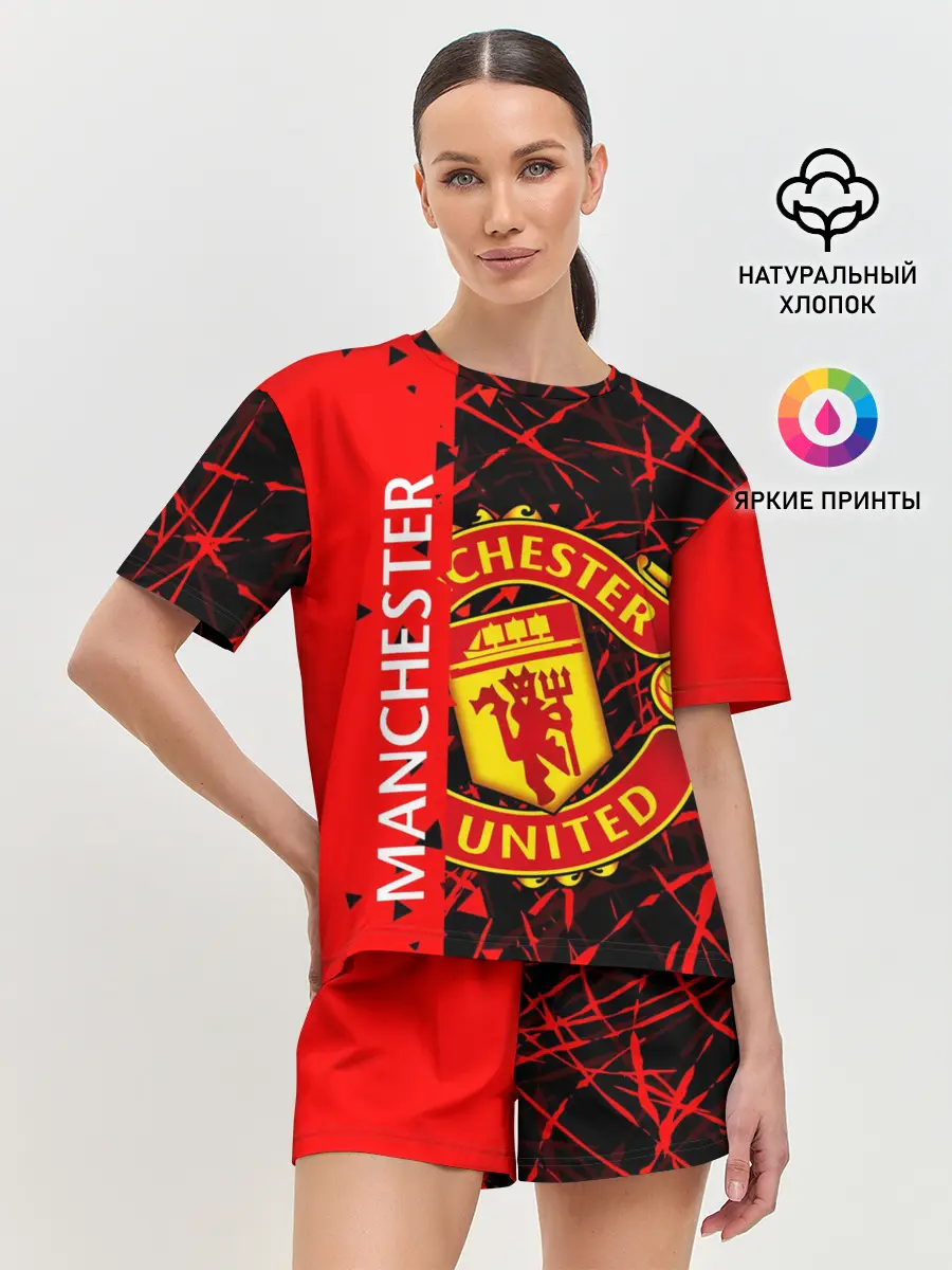 Женская пижама с шортами / МАНЧЕСТЕР / MANCHESTER UNITED