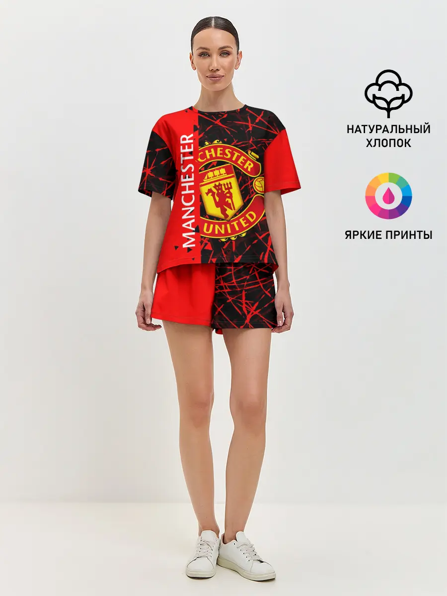 Женская пижама с шортами / МАНЧЕСТЕР / MANCHESTER UNITED
