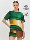 Женская пижама с шортами / GREEN GOLD 3D