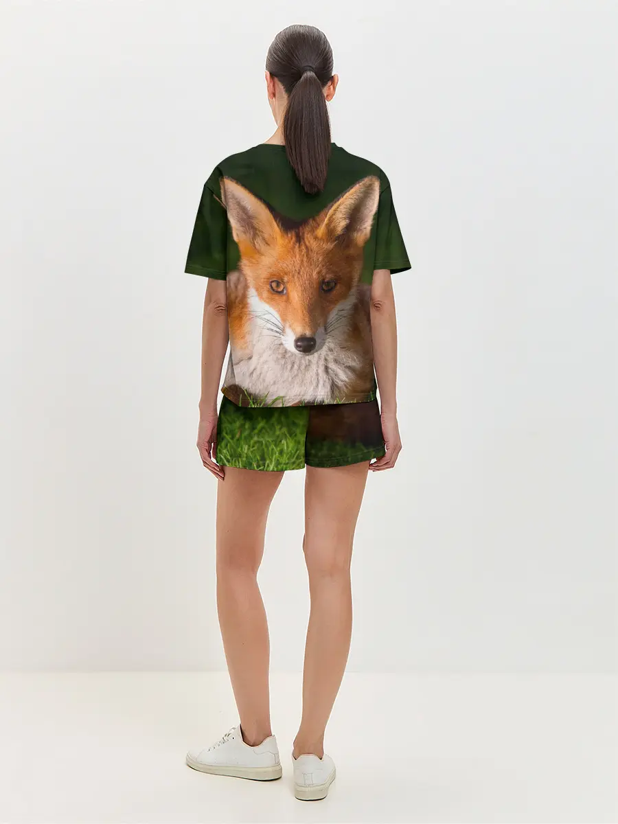 Женская пижама с шортами / Лисица