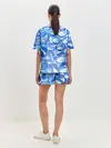Женская пижама с шортами / Абстракция