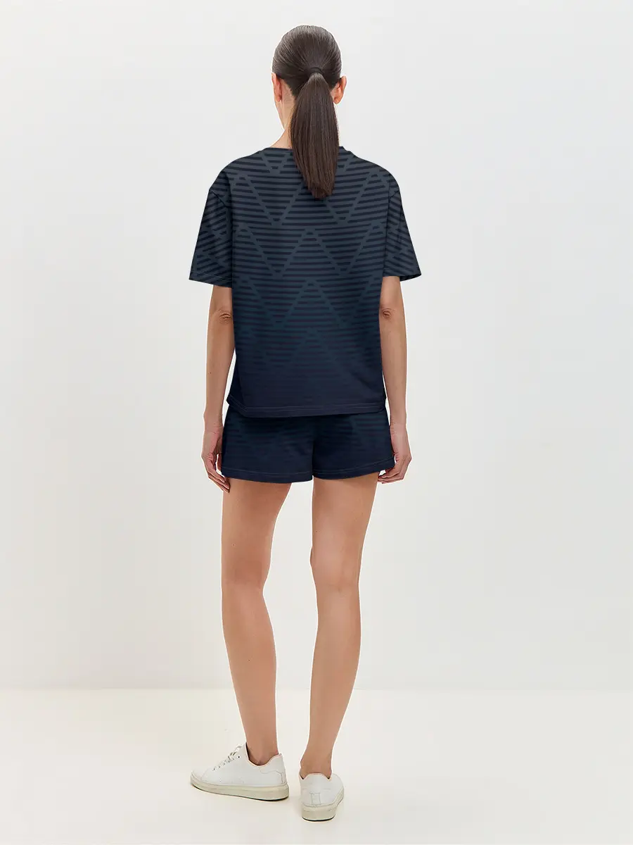 Женская пижама с шортами / Парусная лодка