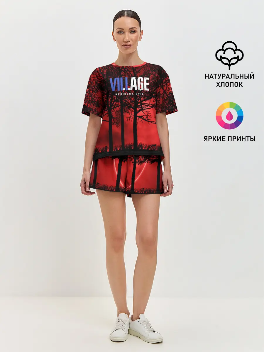 Женская пижама с шортами / Resident Evil Village