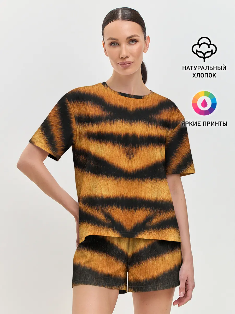 Женская пижама с шортами / Tiger Wool
