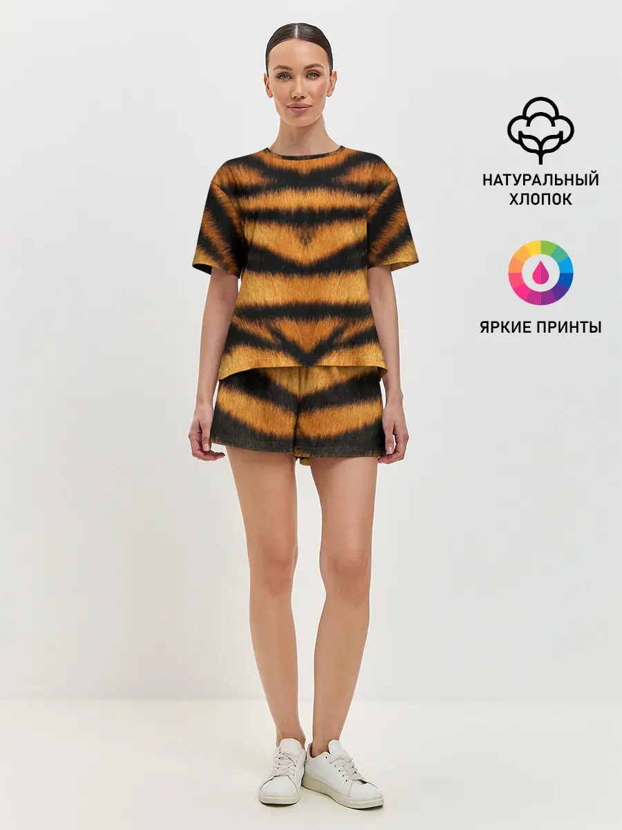 Женская пижама с шортами / Tiger Wool