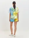Женская пижама с шортами / Coloful Smoke