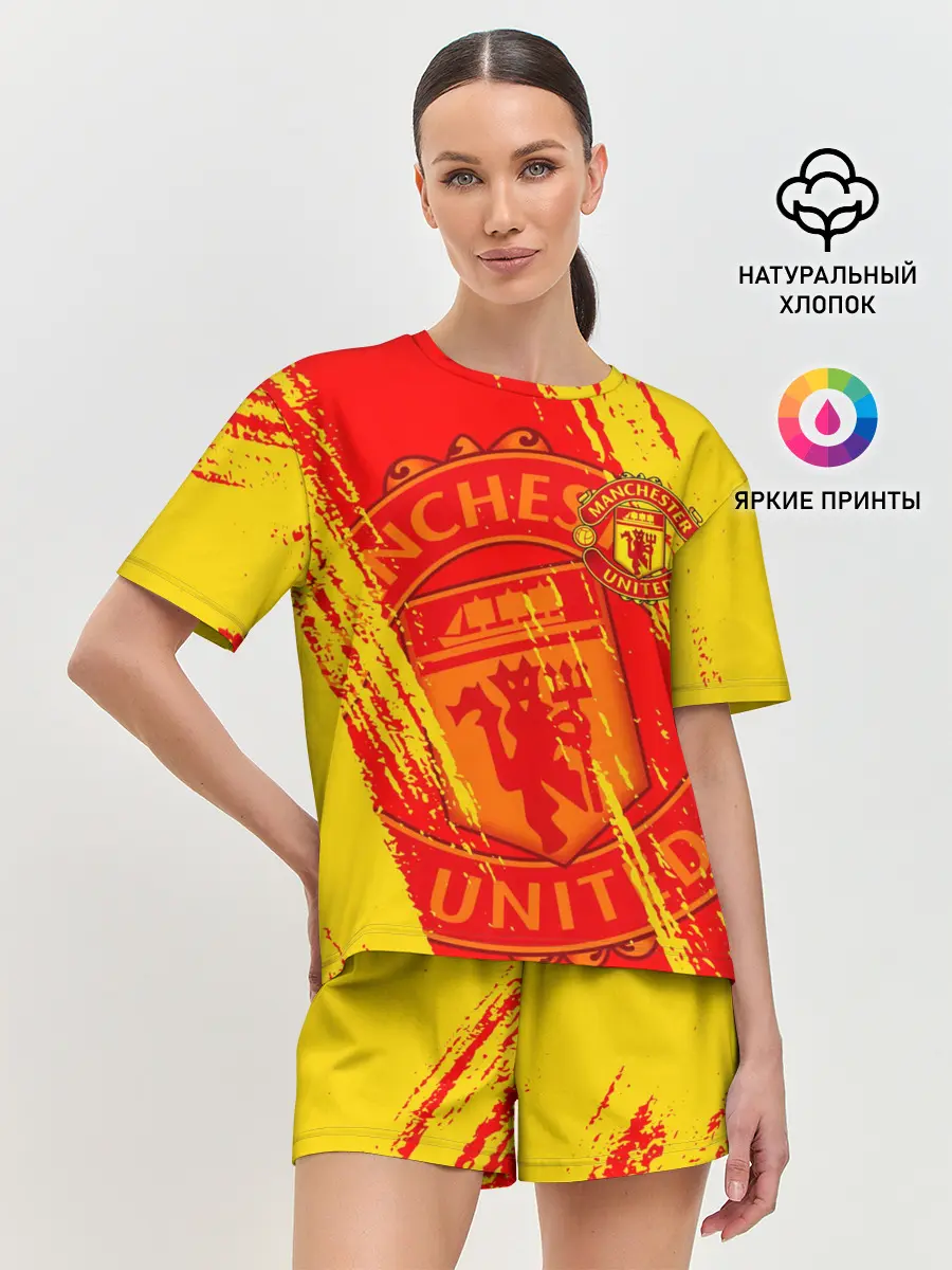 Женская пижама с шортами / МАНЧЕСТЕР / MANCHESTER UNITED