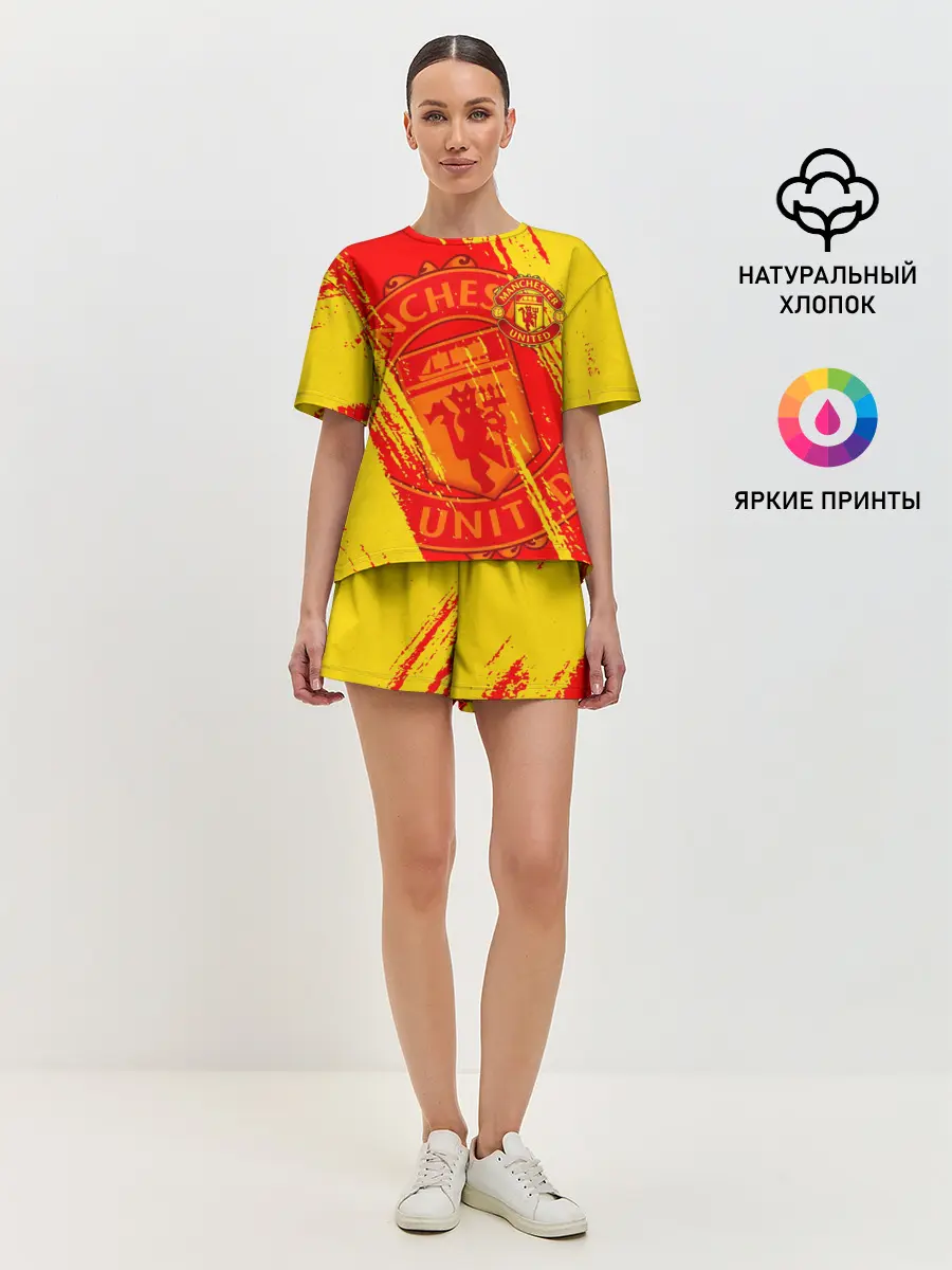 Женская пижама с шортами / МАНЧЕСТЕР / MANCHESTER UNITED