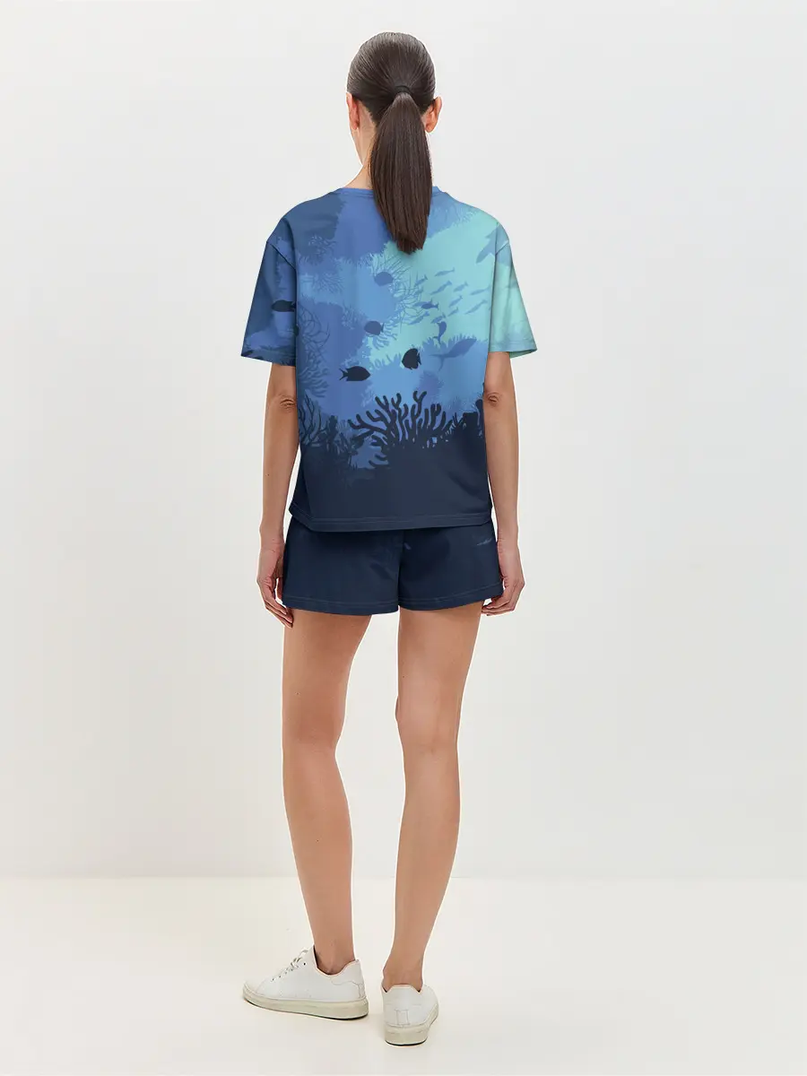 Женская пижама с шортами / Mermaid | Русалочка