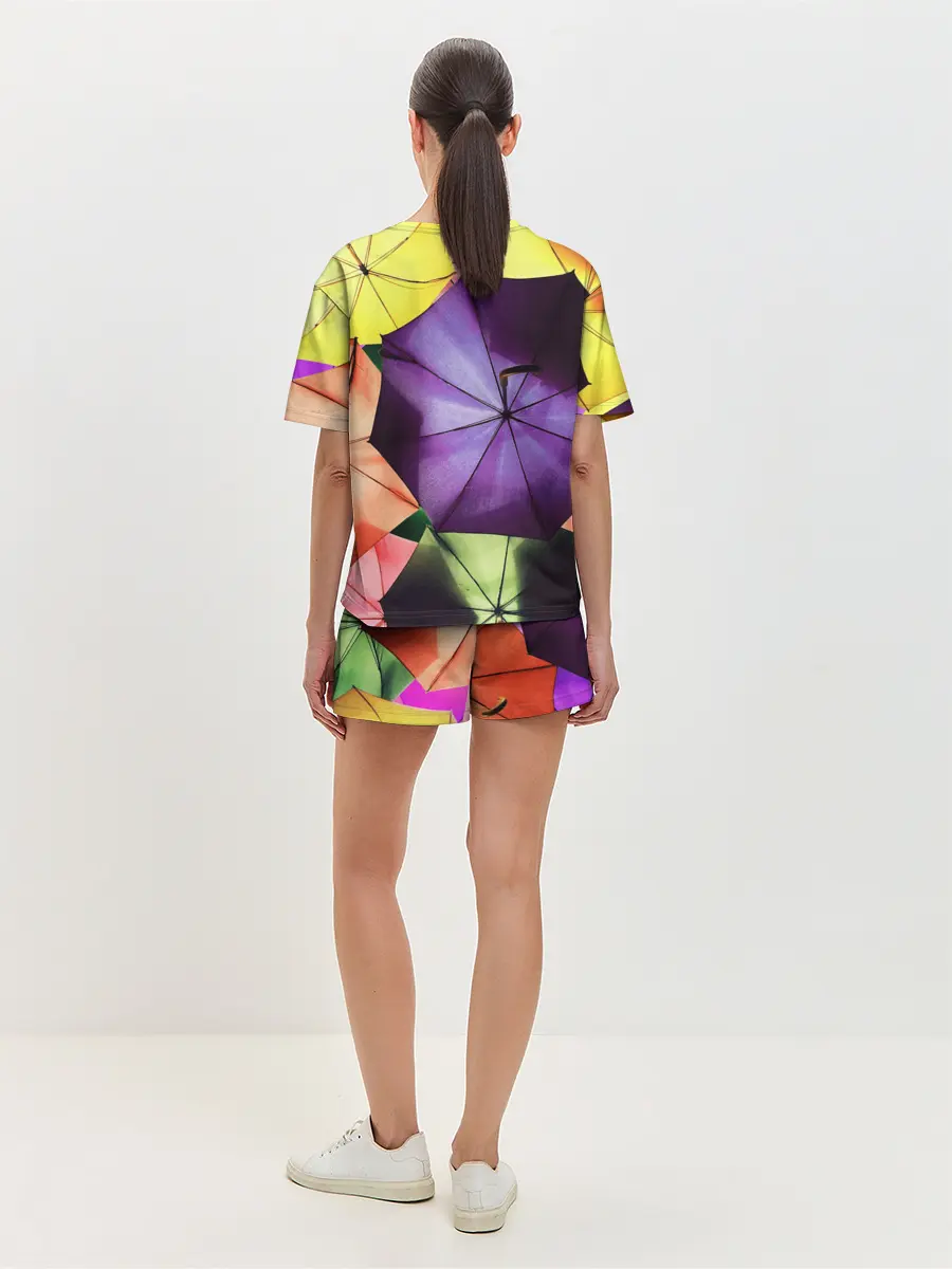 Женская пижама с шортами / Umbrellas