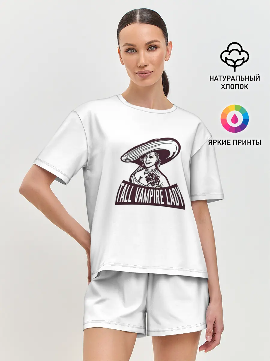 Женская пижама с шортами / Tall Vampire Lady